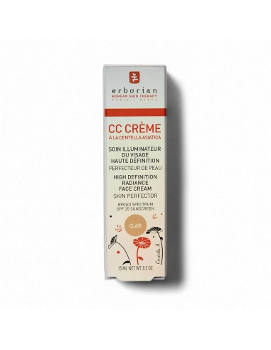 ERBORIAN CC CREME SPF25 CLAIR 15ML