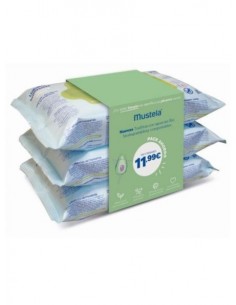 MUSTELA TOALLITAS PACK 3  X...