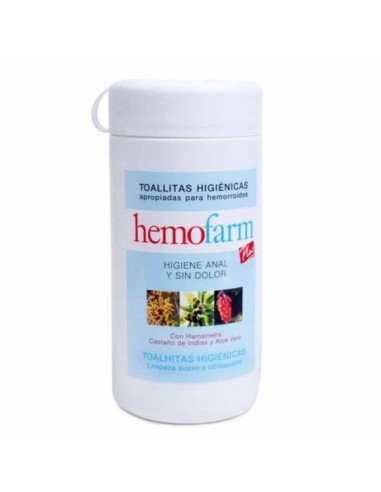 HEMOFARM PLUS TOALLITAS  1 BOTE 60...