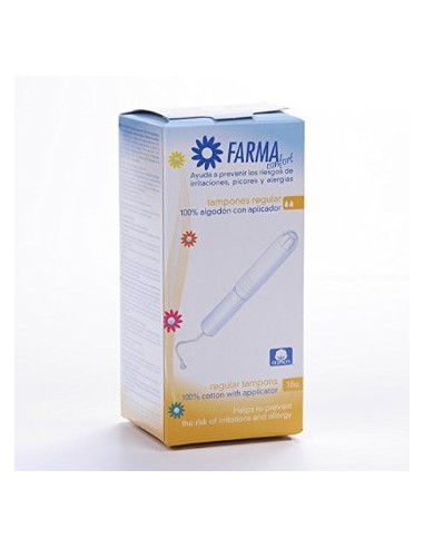 TAMPONES 100% ALGODON FARMACONFORT...