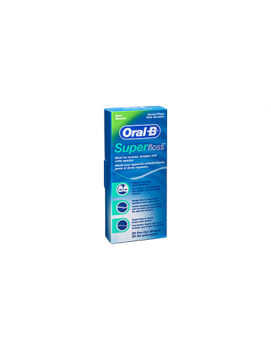 ORAL-B SUPERFLOSS SEDA DENTAL MENTA...