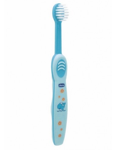 CEPILLO DENTAL INFANTIL CHICCO AZUL 6 M+