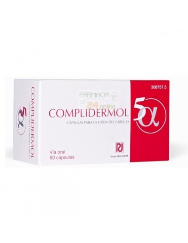 COMPLIDERMOL 5ALFA  60 CAPSULAS