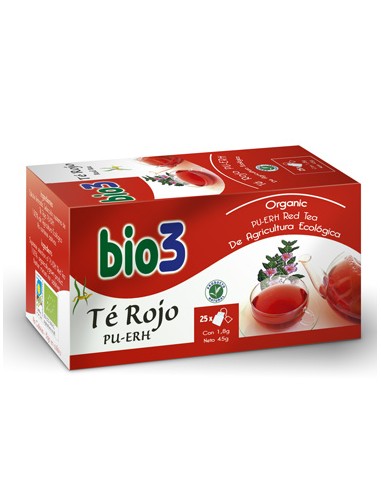 BIO3 TE ROJO  25 FILTROS 1,5 G