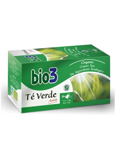 BIO3 TE VERDE ECOLOGICO  25 FILTROS...