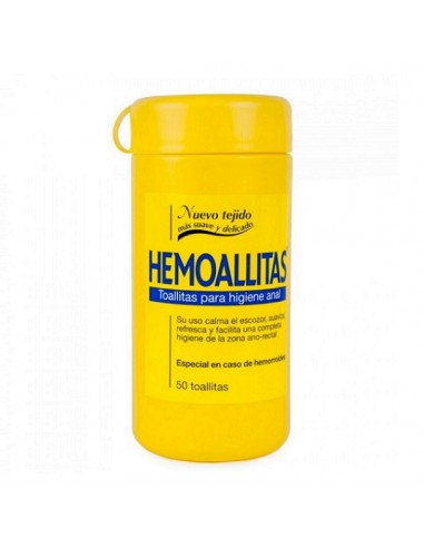 HEMOALLITAS HIGIENE ANAL 50 TOALLITAS