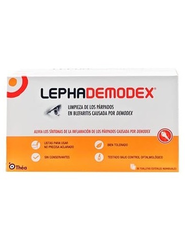 LEPHADEMODEX  30 TOALLITAS ESTERILES