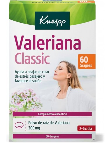 KNEIPP VALERIANA CLASSIC  60 GRAGEAS