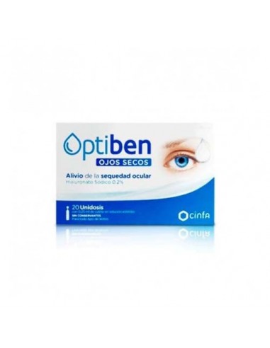 OPTIBEN OJOS SECOS  20 AMPOLLAS...