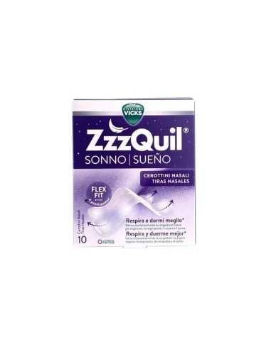 ZZZQUIL SUEÑO  10 TIRAS NASALES