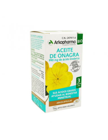ARKOCAPSULAS ACEITE DE ONAGRA  50...