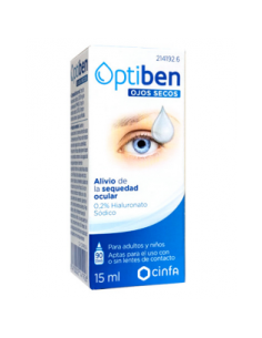 OPTIBEN OJOS SECOS GOTAS  1...