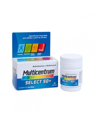 MULTICENTRUM SELECT 50+  30 COMPRIMIDOS