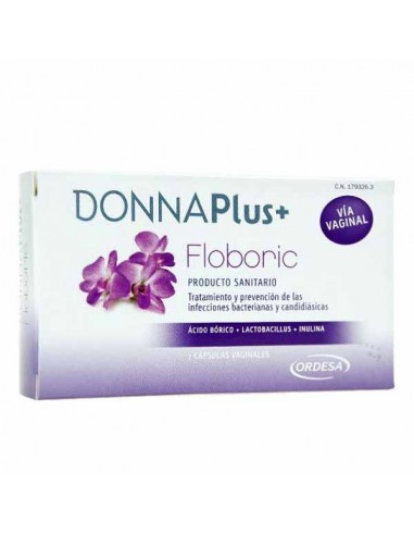 DONNA PLUS + FLOBORIC CAPSULAS...