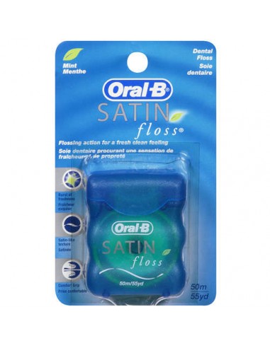 SATIN FLOSS SEDA DENTAL CON CERA 25 M