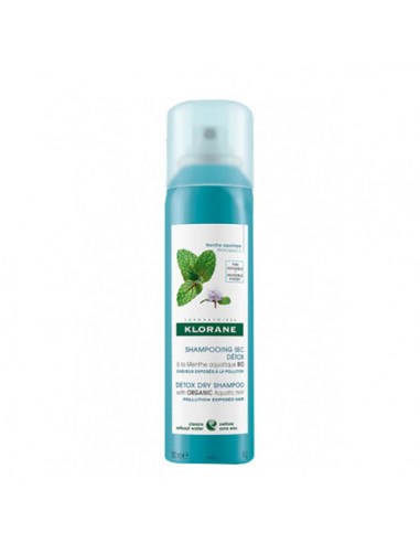 KLORANE CHAMPU SECO DETOX A LA MENTA...