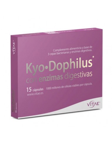 KYODOPHILUS CON ENZIMAS  15 CAPSULAS