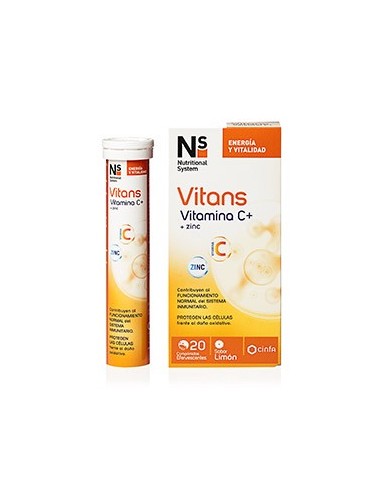 NS VITANS VITAMINA C+  20 COMPRIMIDOS...