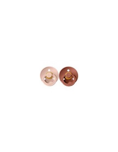 CHUPETES BIBS BLUSH/WOODCHUCK 6-18MESES