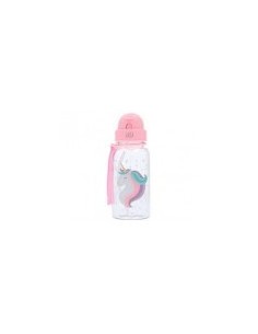 BOTELLA PLASTICO ROSA...