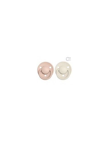 CHUPETE BIBS DE LUX  IVORY/BLUSH...
