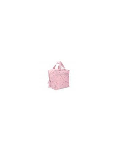 BOLSA MERIENDA TERMICA DOTS PINK TUTETE