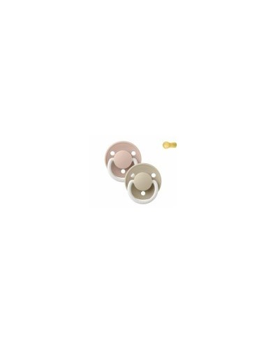 2 CHUPETES BIBS NOCHE LUX BLUSH/VAINILLA