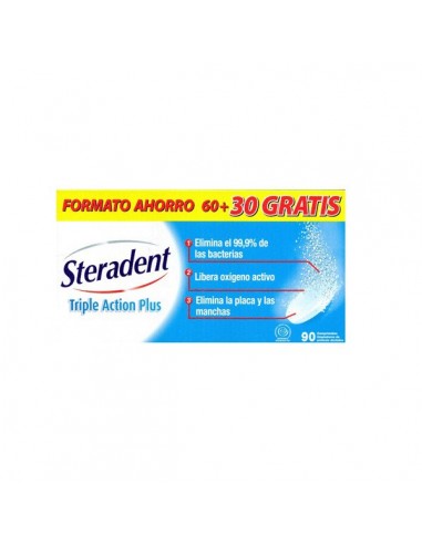 STERADENT TRIPLE ACCION PLUS LIMPIEZA...