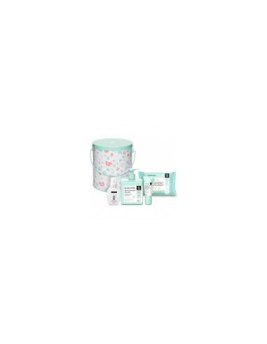 CUBO METAL BEBE MINT & ROSA  PACK