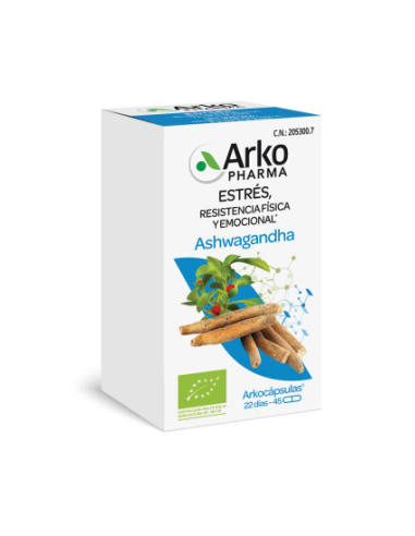 ARKOCAPSULAS ASHWAGANDHA  84 CAPSULAS