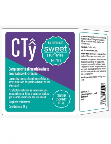 CTY CREATINA + L-TIROSINA SWEET BY...