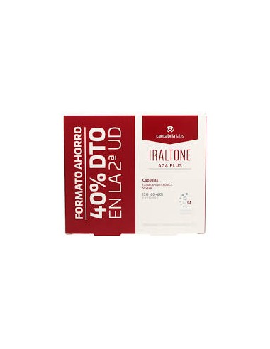 IRALTONE PACK AGA PLUS 60+30 CAPS