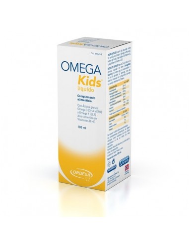 OMEGA KIDS  1 ENVASE 100 ML SABOR LIMON