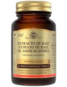 SOLGAR ASHWAGANDHA 60 CAP