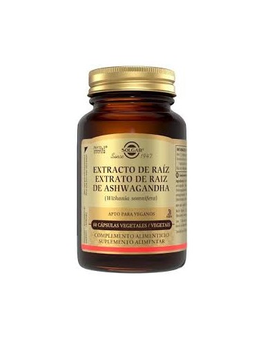 SOLGAR ASHWAGANDHA 60 CAP