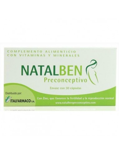 NATALBEN PRECONCEPTIVO  30 CAPSULAS