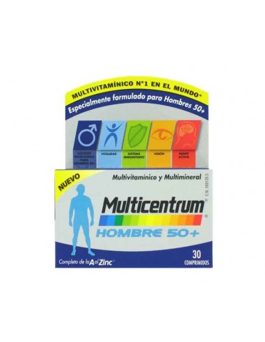 MULTICENTRUM HOMBRE 50+  30 COMPRIMIDOS