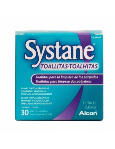 SYSTANE TOALLITAS HUMEDAS ESTERILES...