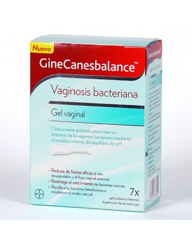 GINECANESBALANCE GEL VAGINAL  7 TUBOS...