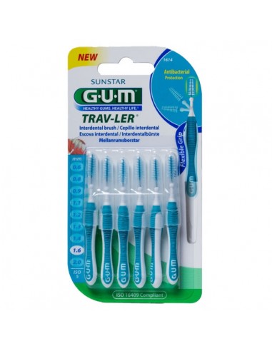 CEPILLO INTERDENTAL GUM 1614 TRAV-LER...