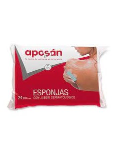 ESPONJA JABONOSA  APOSAN 24UDS