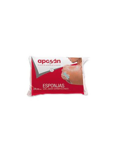 ESPONJA JABONOSA  APOSAN 24UDS