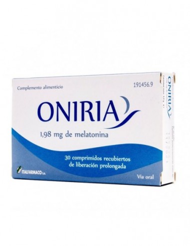 ONIRIA  30 COMPRIMIDOS RECUBIERTOS