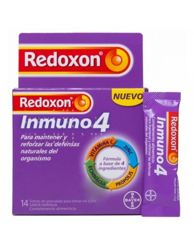 REDOXON ADVANCE INMUNO 4  14 SOBRES...