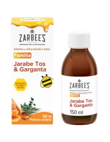 ZARBEES JARABE FAMILIA TOS Y GARGANTA...