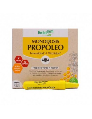 PROPOLEO MONODOSIS  7 AMPOLLAS 10 ML