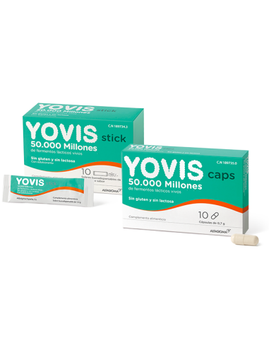 YOVIS  10 STICKS BUCODISPERSABLES 1,5 G