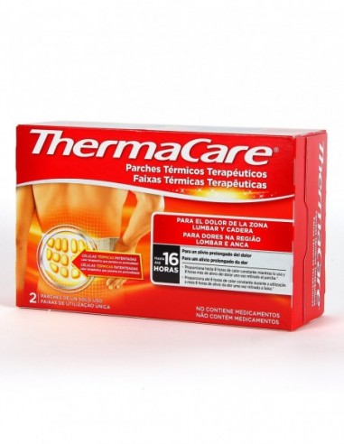 THERMACARE PARCHE TERMICO ZONA LUMBAR...